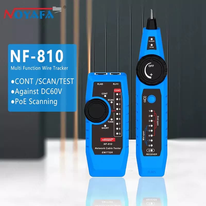 Тестер сетевого кабеля NF-810 — 1
