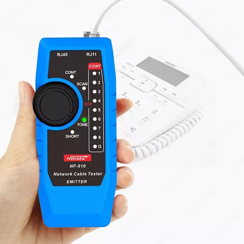 Тестер сетевого кабеля NF-810 — 3
