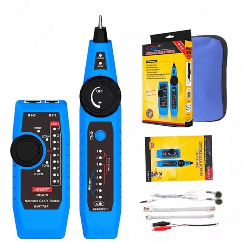 Тестер сетевого кабеля NF-810 — 5