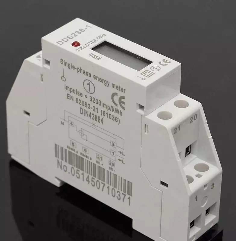 Счётчик модульный (Мини)”CNC Electric” DDS 238-1 SW (Арт. - setch-DDS-4P-wifi-60A) — 3