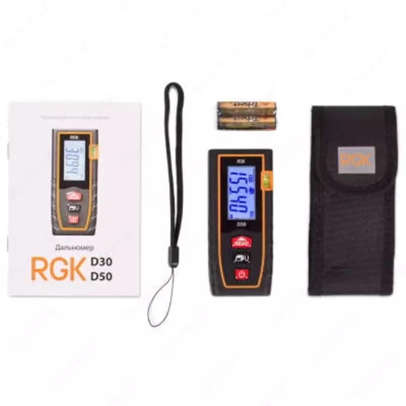 Лазерный дальномер RGK D30 NEW с поверкой — 3