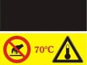 Термоиндикатор (наклейка) обратимый многоразовый ”Hallcrest” Tempsafe