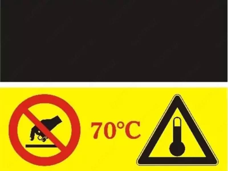 Термоиндикатор (наклейка) обратимый многоразовый ”Hallcrest” Tempsafe — 1