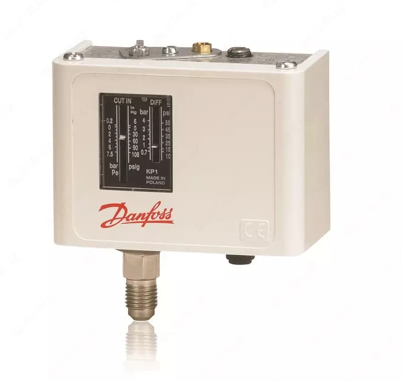 Реле давления ”Danfoss” KP35, -0.2–7.5 бар, дифф. 0.7–4 бар, G 1/4A — 1