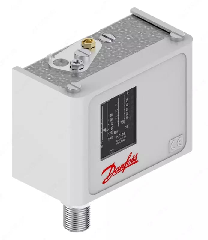 Реле давления ”Danfoss” KP35, -0.2–7.5 бар, дифф. 0.7–4 бар, G 1/4A — 3