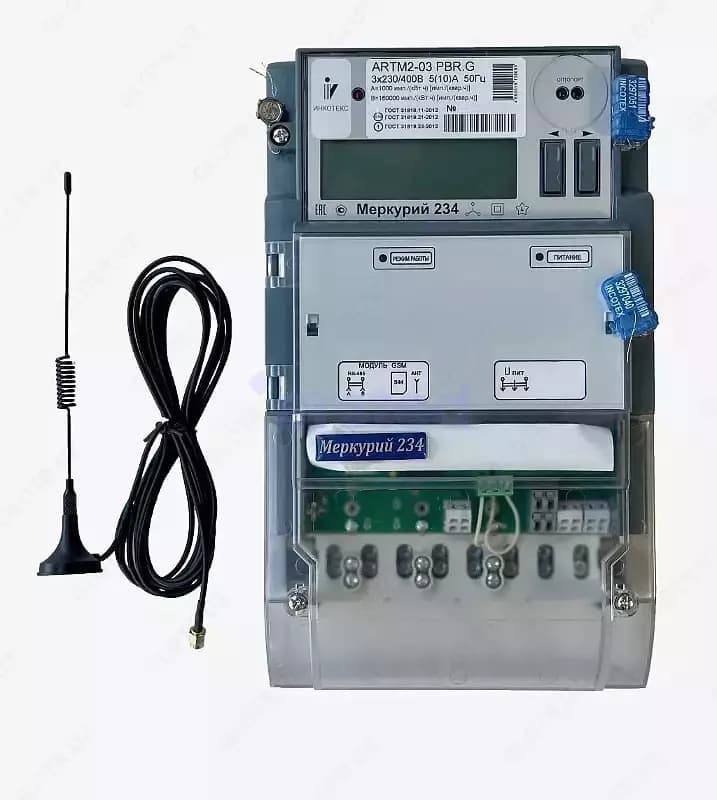 Счётчик электроэнергии ”Меркурий 234” со встроенным GSM — 1