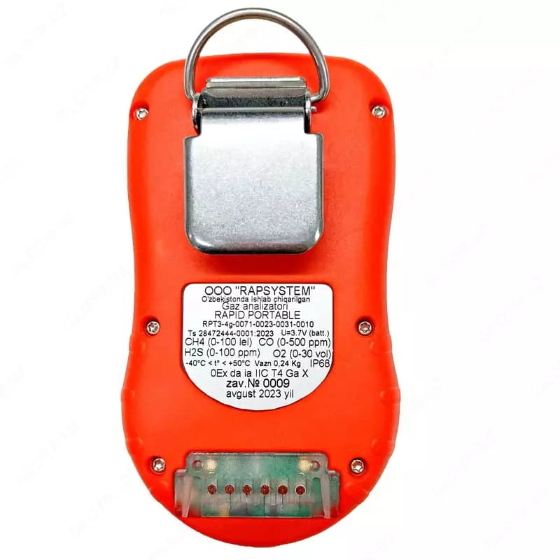 Газоанализатор на 4 газа: O2-CO-CH4-H2S портативный Rapid Portable RPT3 — 4