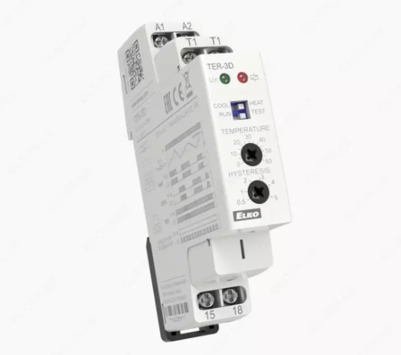 Термостат TER-3D 0.. +60 °C AC / DC 24-240V — 1