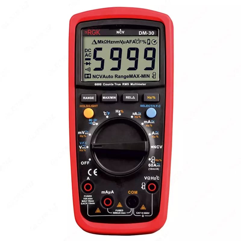 Мультиметр RGK DM-30 с поверкой (779654) — 1