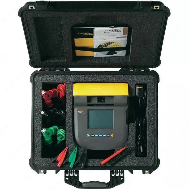 Измеритель сопротивления изоляции 5 кВ Fluke 1550C/Kit (жесткий кейс) — 3