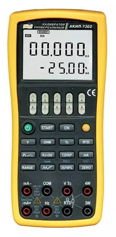 Многофункциональный калибратор процессов АКИП-7302 (Арт. - 263673) — 1