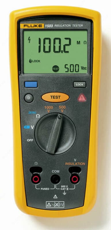 Fluke 1503 — измеритель сопротивления изоляции — 1