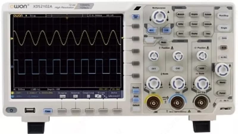 OWON XDS2102AV, цифровой 2-х канальный запоминающий, осциллограф — 1