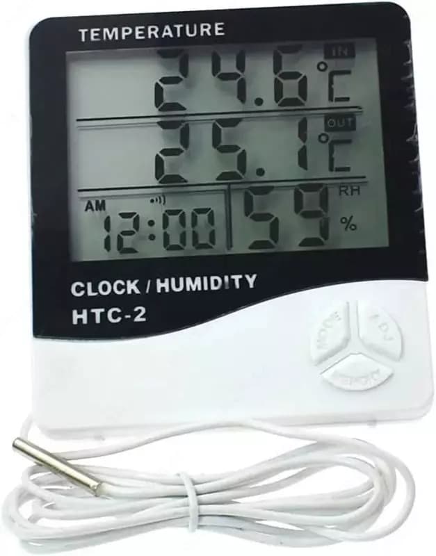 Термометр-гигрометр HTC-2 с LCD дисплеем (Арт. - 1305370) — 2