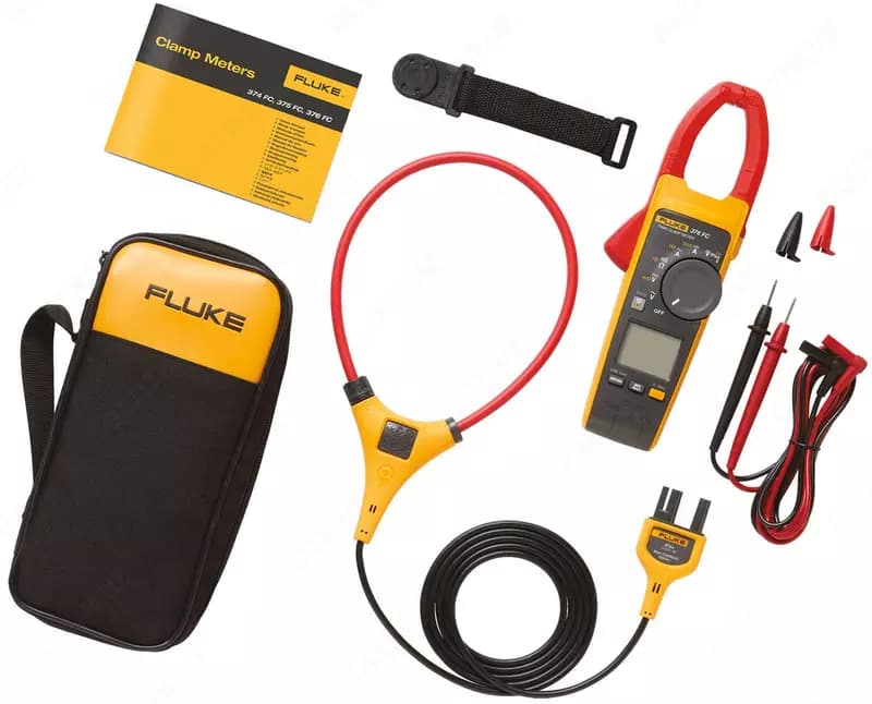 Токовые клещи True-RMS с функцией беспроводной связи и датчиком iFlex Fluke 376 FC — 2