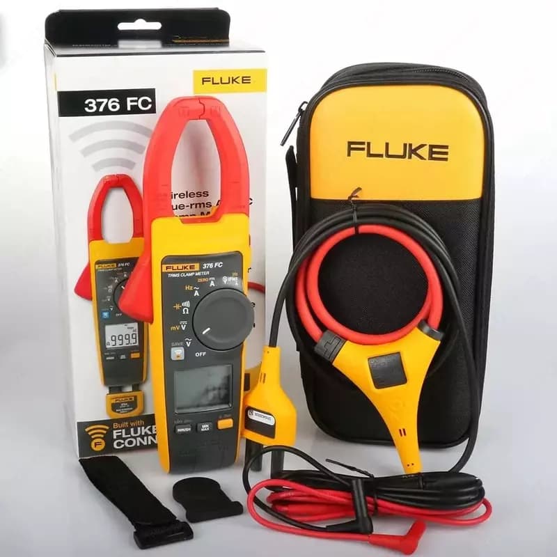 Токовые клещи True-RMS с функцией беспроводной связи и датчиком iFlex Fluke 376 FC — 3