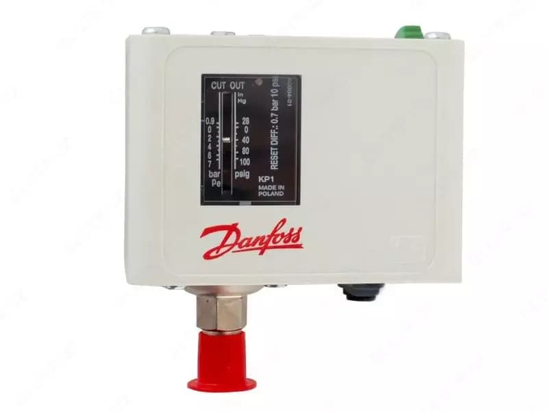 Реле давления, KP 35, -0.2–7.5 бар, дифф. 0.7–4 бар, G 1/4A, Danfoss — 1