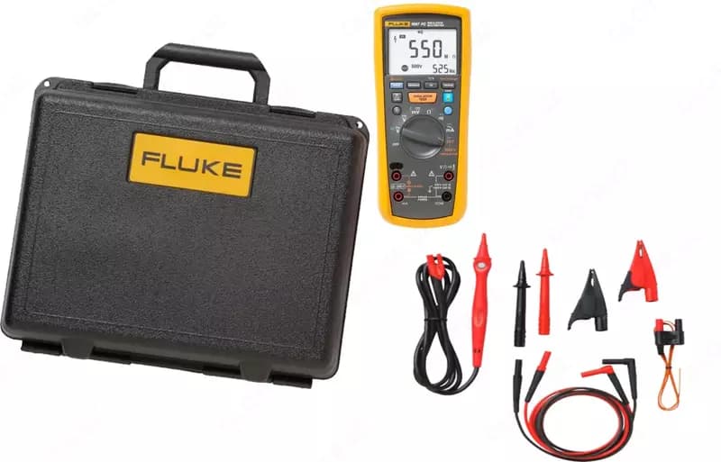 Мультиметр-мегаомметр ”Fluke” 1587/MDT FC с индикатором чередования фаз и токовыми клещами (Арт. - 1138445) — 1