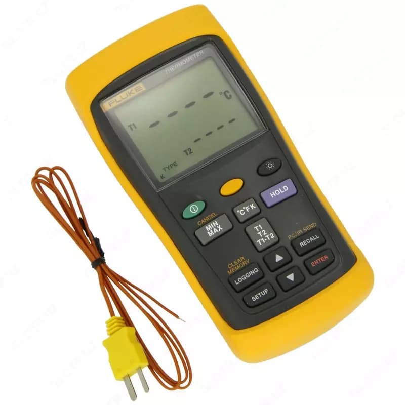Двухканальный цифровой термометр (с регистрацией измерений) ”Fluke” 54 II B (Арт. - 262639) — 2