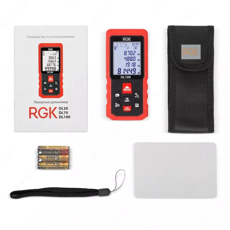 RGK DL100 — оптический дальномер с угломером — 2