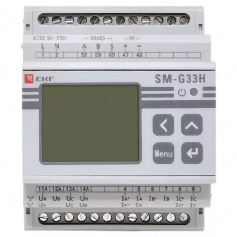 Многофункциональный измерительный прибор SM-G33H с жидкокристалическим дисплеем на DIN-рейку — 1