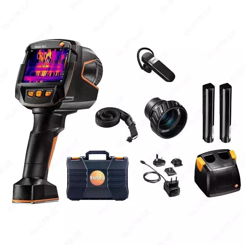 Тепловизор Testo 883 комплект с двумя линзами (0563 8831) — 1