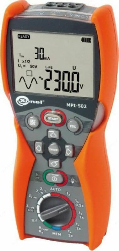 MPI-502 — измеритель параметров электробезопасности электоустановок — 3