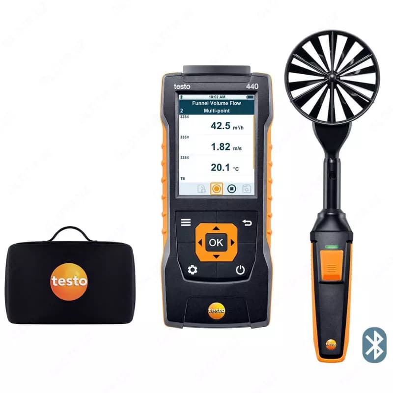 Комплект с крыльчаткой 100 мм с Bluetooth Testo 440 (0563 4403) — 1