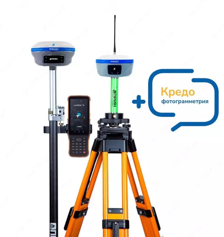 Комплект база + ровер PrinCe iBase + i90VR + HCE600 + ТИМ Кредо Фотограметрия — 1