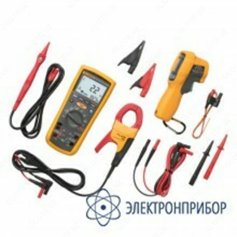 Fluke 1587KIT/62MAX+ FC — комплект мультиметр-мегомметр c функцией беспроводной связи + токовые клещи + инфракрасный термометр — 1