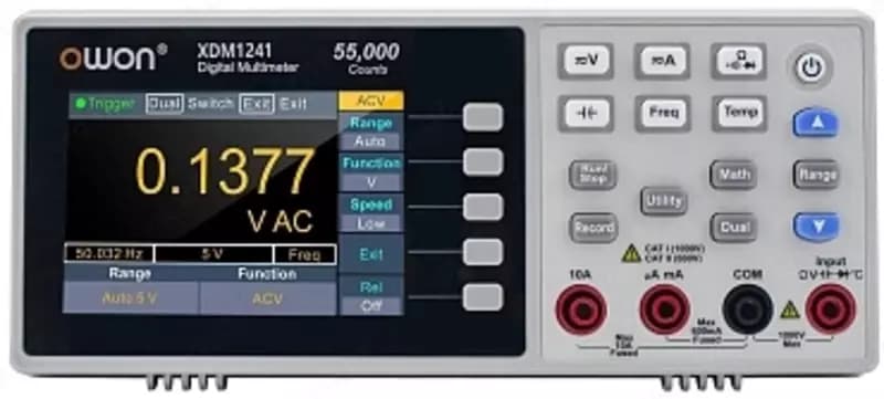 OWON XDM1241 - цифровой настольный мультиметр — 1