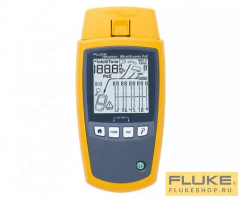 Тестер кабельный Fluke Networks MicroScanner PoE — 1