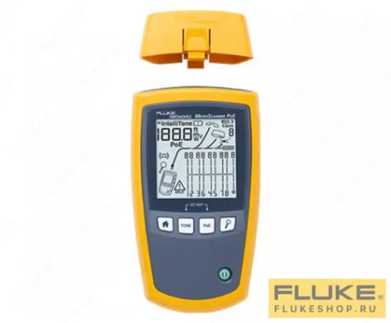 Тестер кабельный Fluke Networks MicroScanner PoE — 2