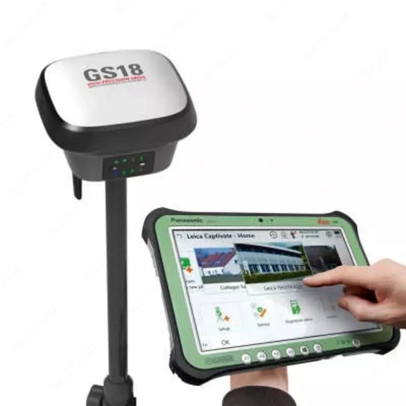 Комплект RTK ровер Leica GS18 T Radio + CS35 — 1