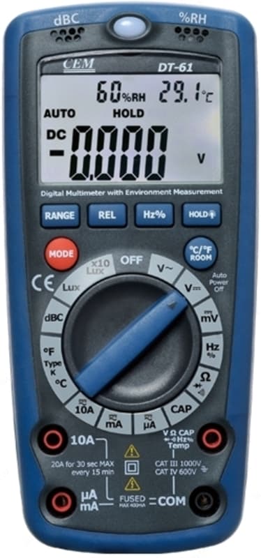 DT-61 — мультиметр 6 в 1 — 2