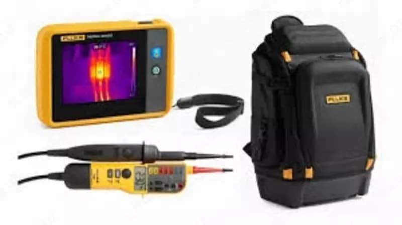 Fluke PTi120/T150/BP — комплект тепловизора, тестера напряжения и рюкзака — 1