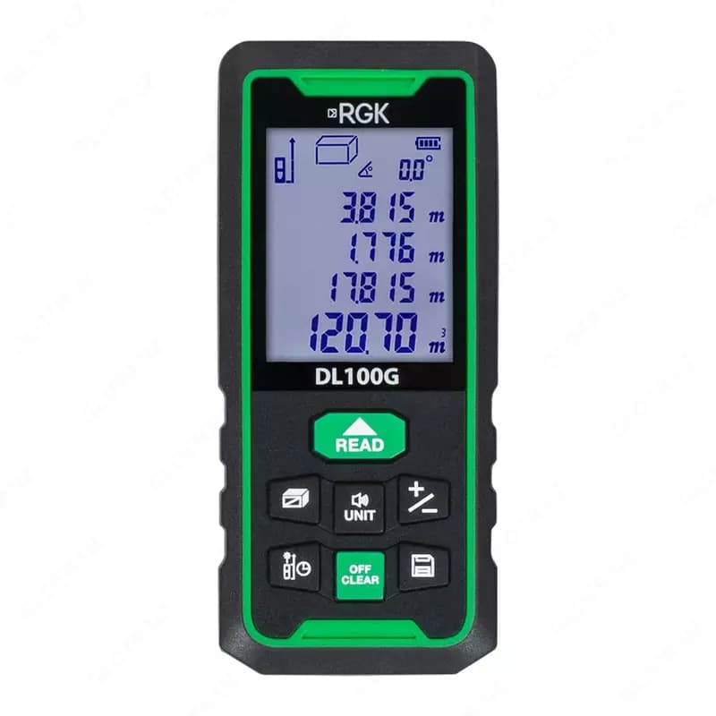 Лазерный дальномер RGK DL100G с поверкой — 1