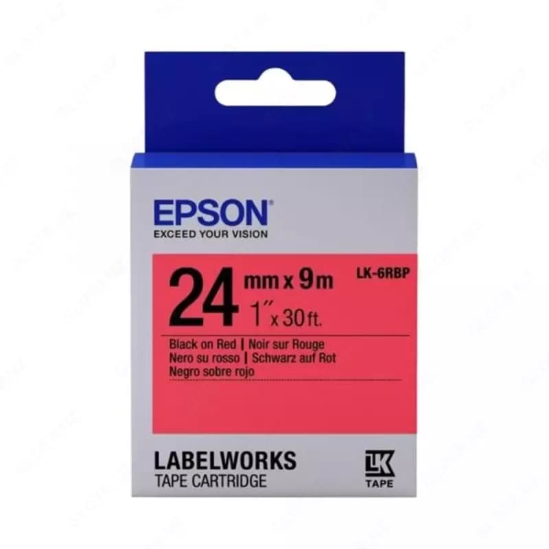 Картридж Epson LK6RBP Red-Black 24mm/9m — 1