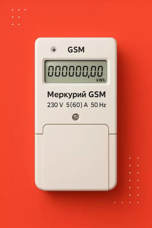Счетчик электроэнергии со встроенным GSM Модель — 1