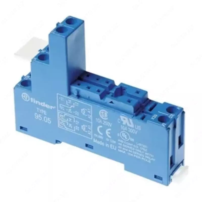 CLAMP TERMINAL SOCKET / Розетка для реле 40.31 и модуля 99.02/86.30; с раздельными контактами; с металлическим фиксатором; винтовые зажимы;... — 1