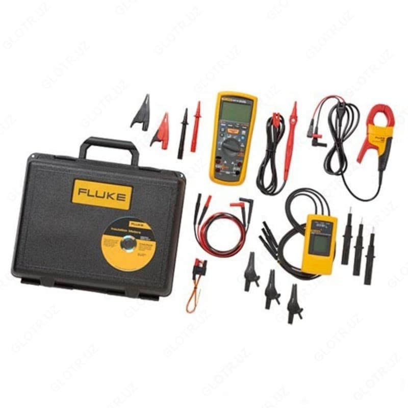 Fluke 1587/MDT FC — комплект мультиметр-мегомметр c функцией беспроводной связи + токовые клещи + индикатор чередования фаз — 1