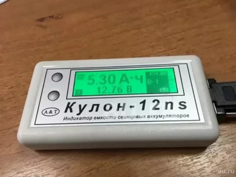 Кулон-12ns — индикатор емкости свинцовых аккумуляторов — 3