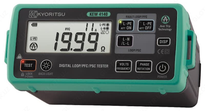 KEW 4140 — цифровой измеритель петли фаза-ноль — 1