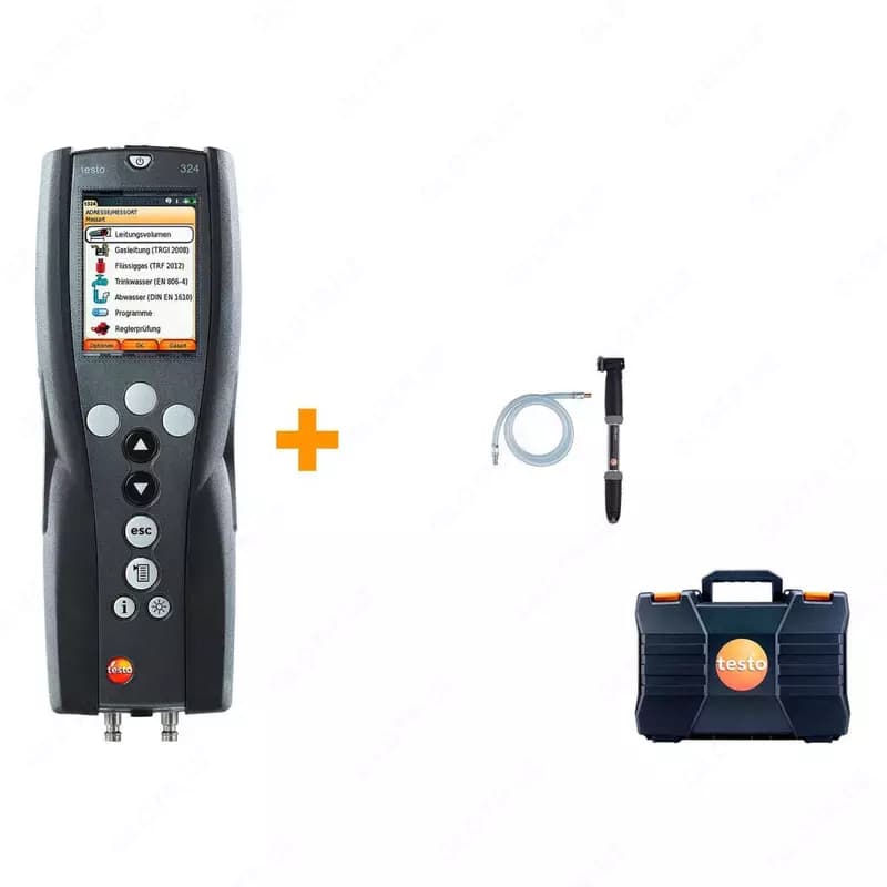 Манометр Testo 324 комплект (0563 3240 70) — 1