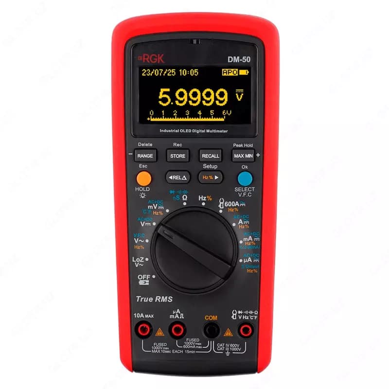 Мультиметр RGK DM-50 с поверкой — 1