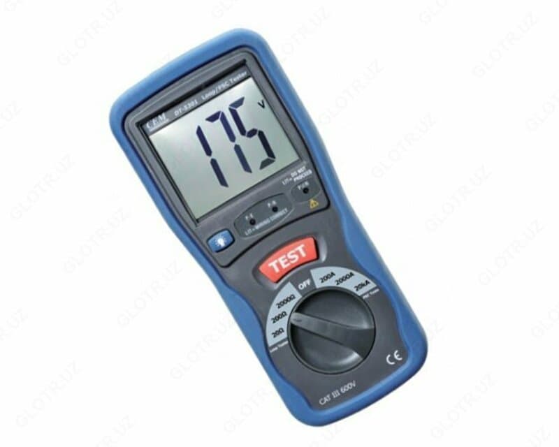 DT-5301 — тестер-измеритель сопротивления петли фаза-нуль и тока короткого замыкания — 2