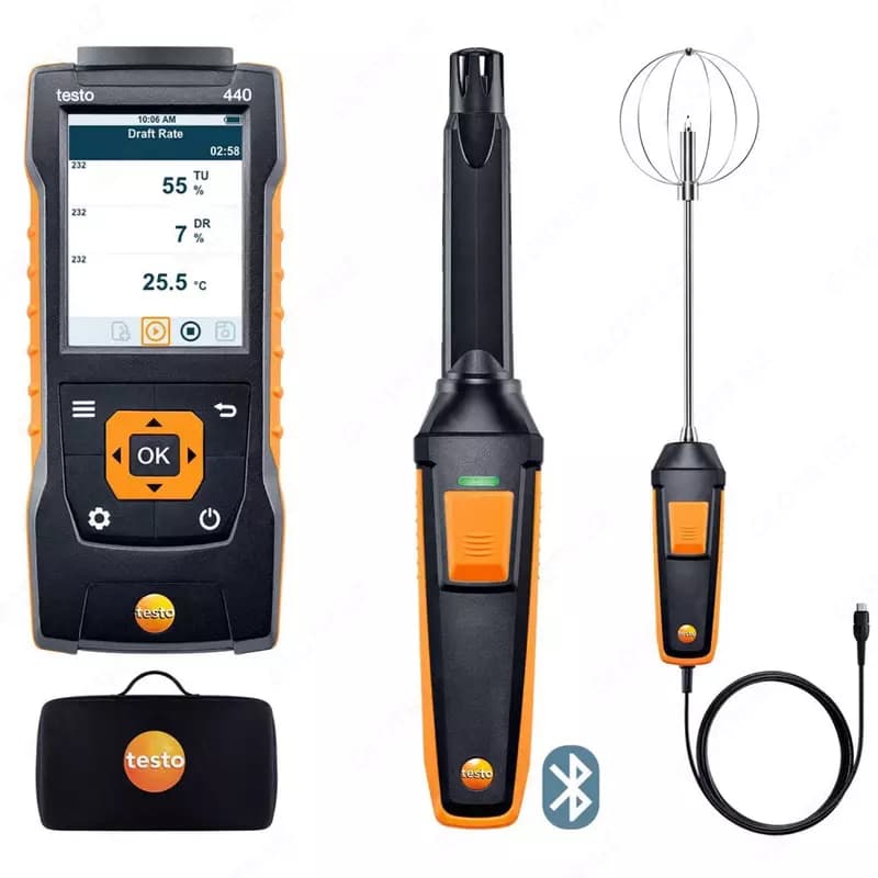 Комплект уровня комфорта с Bluetooth Testo 440 (0563 4408) — 1