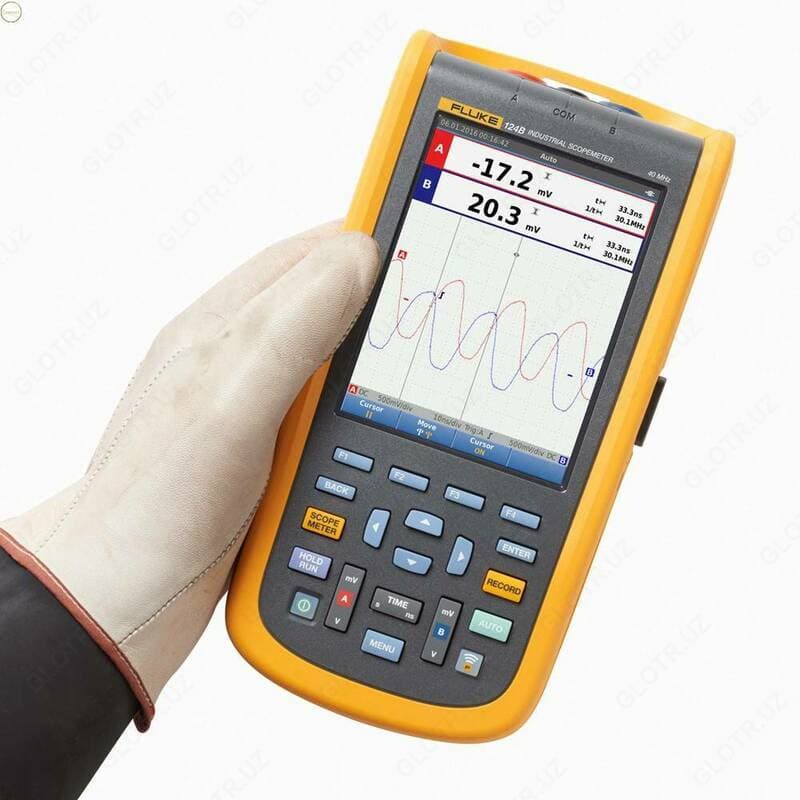 Fluke 123B — промышленный портативный осциллограф (20 МГц) — 2