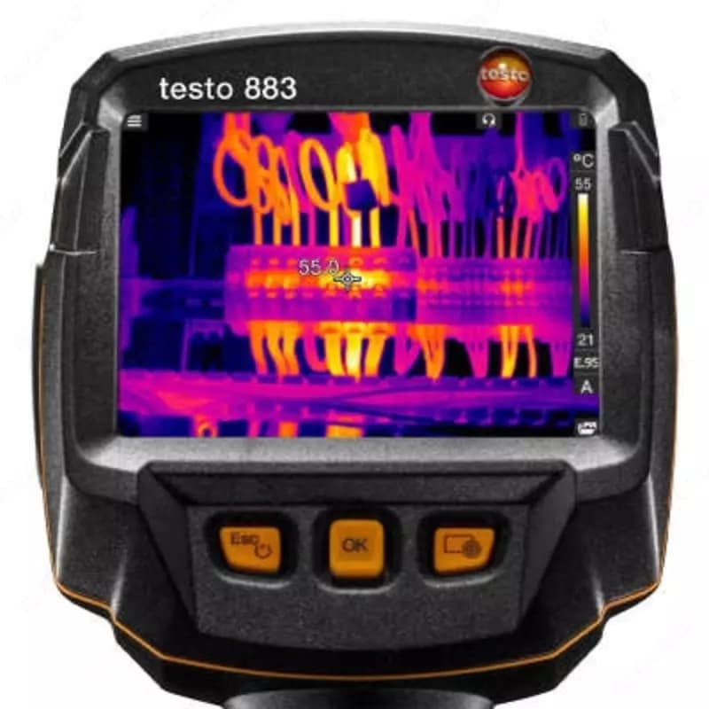 Тепловизор Testo 883 комплект с двумя линзами (0563 8831) — 4