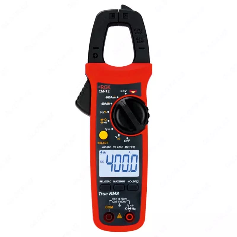 Токовые клещи RGK CM-12 с поверкой (779685) — 1